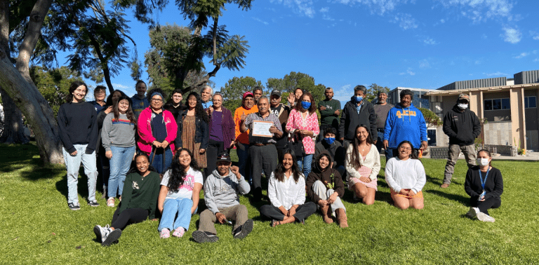 Members of Encuentros including Pitzer Students, Day laborers from the PEOC and Faculty